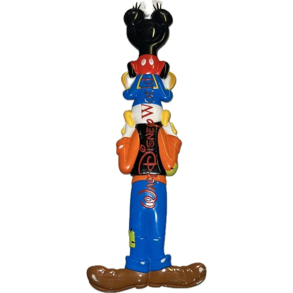 Vintage Walt Disney World Back Scratcher With Mickey Mouse, Donald Duck, & Goofy